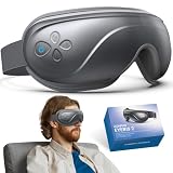 RENPHO Eyeris 2 – ulepszony masażer do oczu z ciepłem, wibracjami, kompresją, 5 trybami, ładowalna maska na oczy z muzyką Bluetooth, do suchych oczu, zmęczenia oczu, cieni, poprawy snu