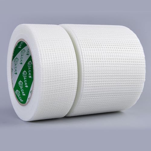Stress Crack Tape Textured, Stress Crack Tape Paintable for Walls, Stress Crack Tape Smooth, Stress Crack Tape for Wall Corners, Heavy-Duty Self-Adhesive Wall Crack (4rolls, 9.0cm X 34m) - Thumbnail 6