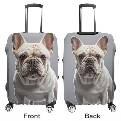 Carry on Luggage Cover French Bulldog Suitcase Covers for Luggages Tsa Approved Travel Luggage Sleeve Protector Elastic Suitcase Protector Anti-Scratch Washable Fits 19-30 Inch Case -M3