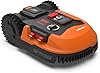 WORX Landroid Plus WR165E Robot Tondeuse Connecté e t Intelligent, 500 m² Surf.Max 600 m², Installation Facile, Configurable, Pente 35%, détecteur de Pluie, Coupe près des Bordures, Tonte Rapide