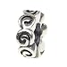 Beads Hunter Fashion Jewelry .925 Sterling Silver Rose Spacer European Style Charm
