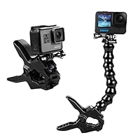 Suptig Flexible Backen, Schwanenhals-Halterung für GoPro Hero 13 Hero 12 Hero 11 Hero 10 Hero 9 Hero 8 Hero 7 Hero 6 Hero 5 Hero 4 Session Hero 3+ Hero 3 Arlo Pro Arlo Go Action-Kameras