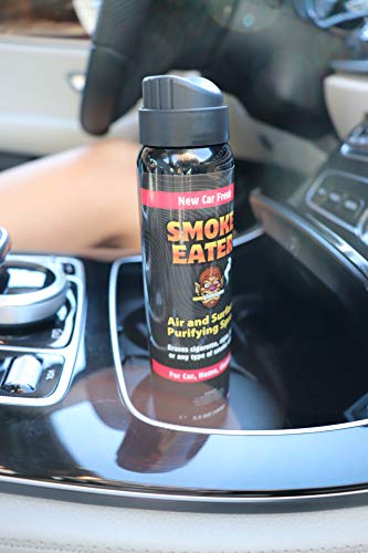 Smoke Eater - Breaks Down Smoke Odor at The Molecular Level - Eliminates Cigarette, Cigar or Pot Smoke On Clothes, in Cars, Homes, and Office - 3.5 oz Travel Bottle (Sea Breze) - Thumbnail 5