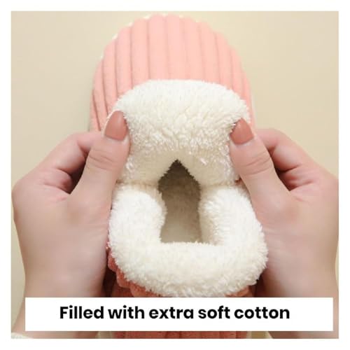 Quenta Pluffi Slipper Booties, Unisex Winter Cozy Slippers Casual Home Shoes, Shoes Non-Slip Cozy ushion Warm Slippers3