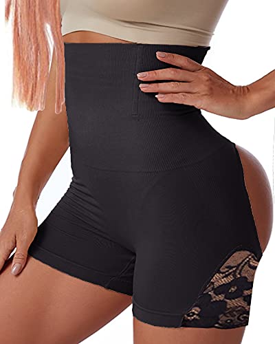 Butt Lifter Panties Butt Lifter Shapewear Butt Lifting Shorts Tummy Control Panties Booty Lifter Big Bigger Butt Shape (Black, Small-Medium)