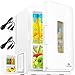 KESSER® 2in1 Mini Kühlschrank Kühlbox 15 Liter Kühl und Heizfunktion Tragbarer AC DC 220-240V/12V Steckdose und Zigarettenanzünder Warmhaltebox Mini-Thermobox Auto Büros Zimmer Camping Garten Weiß