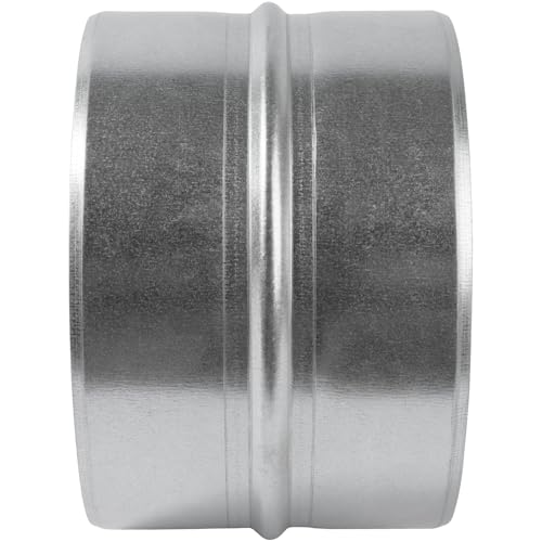 Vent Systems 6'' Inch Galvanized Steel Duct Connector - Round Ventilation Duct Extension thumb #8