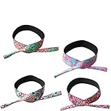 Generic pengxiaomei 4 pcs Sunglass Holder Straps, Adjustable Eyewear Retainer Anti-slip Eyeglass Strap Glasses Lanyard Holders for Men and Women's, Multicolored, Medium