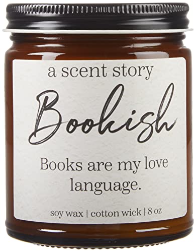 A Scent Story Candles, Books Are My Love Language, Quote Candle, Scented Candle, Literary Candle, Booklover Gift, Booklover Candle #TOP1