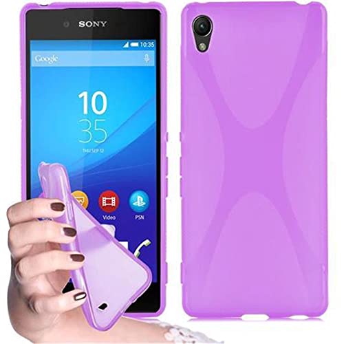 Cadorabo Funda para Sony Xperia Z4 en ORQUÍDEA Violeta   Cubierta Proteccíon de Silicona TPU Delgada e Flexible con Antichoque   Gel Case Cover Carcasa Ligera
