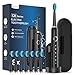 Sonic Electric Toothbrush for Adults and Kids - Sonic Toothbrushes with 8 Tooth Brush Replacement Head and 5 Brushing Modes, 120 Days of Use with 3-Hour Fast Charge, 2 Minute Smart Timer