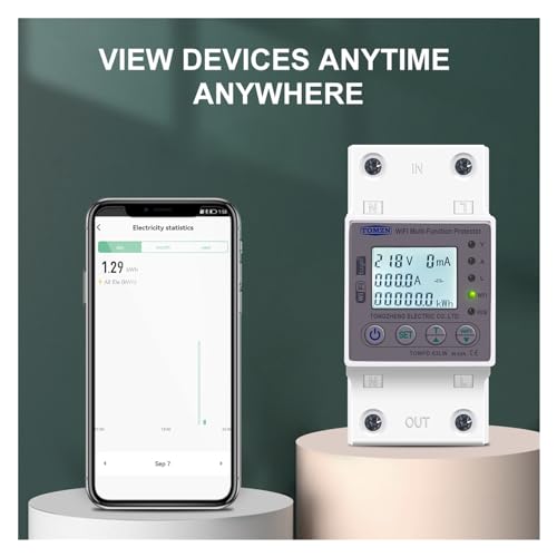 Protección contra fugas WiFi 63A e interruptor inteligente para evitar averías 6