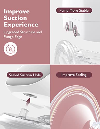 Image of Momcozy S9 Pro Upgraded Wearable Breast Pump, Hands-Free Design with Extended Battery Life & LED Display, Double Electric Portable Pump with 2 Modes & 9 Levels, 24mm, 2 Pack, Gray