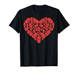 Portez ce mignon Coeur Rouge Biere Mug T-Shirt comme cadeau de Saint-Valentin pour ton copain, copine, mari, femme, amis. Partage ton amour en portant ce drôle de vêtement St-Valentin avec coeurs pour couple, homme, femme et enfants