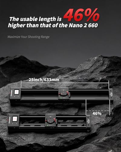 Image of iFootage Shark Slider Nano II 860,Motorized Camera Slider,Video Rail