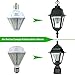 dephen 80W LED Corn Light Bulb, 10400Lm Removable E26&E39 Base Post Top Lamp, 5000K Metal Halide Replace for Porch, Wall Pack, Canopy, Warehouse, Street, Garden (UL-Listed)