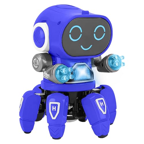 YATOSEEN Giocattolo Robot per Bambini, Robot Compagno per Bambini, Con Proiezione di Luce Colorata, Balla e Canta e Cammina, per Bambini di 4-12 Anni Come Regali di Compleanno
