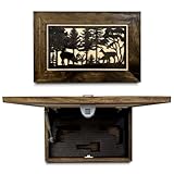 Bellewood Designs Hidden Gun Safe - Deer Scene Wall Gun Safe...