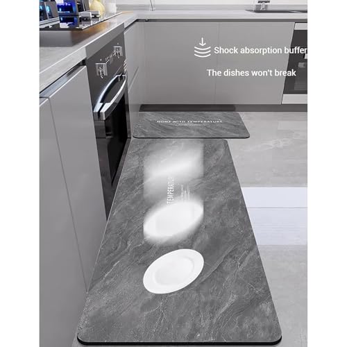 Tappetino super assorbente, tappetino antiscivolo di grandi dimensioni per cucina, bagno, soggiorno, tappetino in gomma ad asciugatura rapida