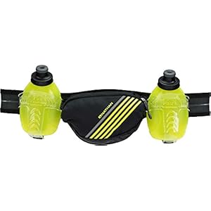 Nathan Adult Trail Speed Plus Hydrating Belt – Black/Safety Yellow