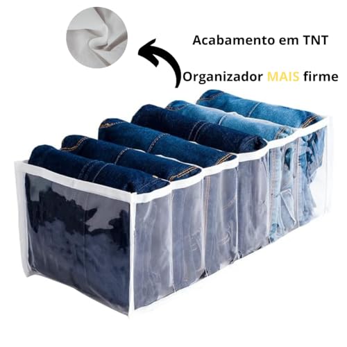 Kit 5 Colmeia organizadora para calça jeans G GG bermuda toalha roupa academia camiseta organiza gav