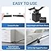 Furniture Lifter Tool Set – Save 80% Effort – Lifts up to 400 lbs – Heavy-Duty Steel Lever with 4 Plastic Base Pads, Ideal for Moving Sofas, Appliances, Furniture Jack Lifter Tool (25 in)