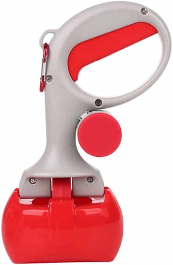 Portable Shit Pickup Remover Pooper Bags 1 Set Pet Products 2 in 1 Pet Pooper Scooper Outdoor Waste Poop Pick Up Holder (A) (D)