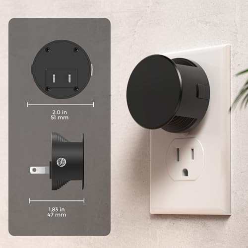 Image of L LOHAS LED Night Lights Plug into Wall,[2-Pack] Plug in Night Light | Light Sensor,Brightness Adjustable,5000K Daylight White,Nightlight for Hallway Bedroom Bathroom