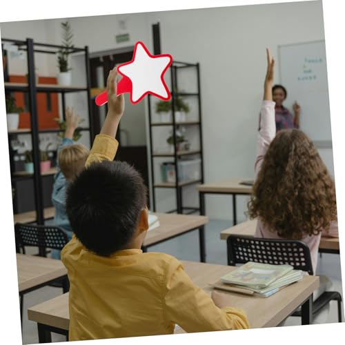 Pizarra borrable con forma de estrella roja para puntuación miniatura 6
