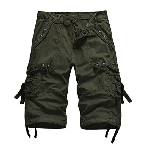 Short cargo en coton pour homme FULBHPRINT EN8 style décontracté