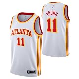 Trae Young Atlanta Hawks NBA White #11 Kids Youth 8-20 Association Edition Swingman Player Jersey - Medium 10-12