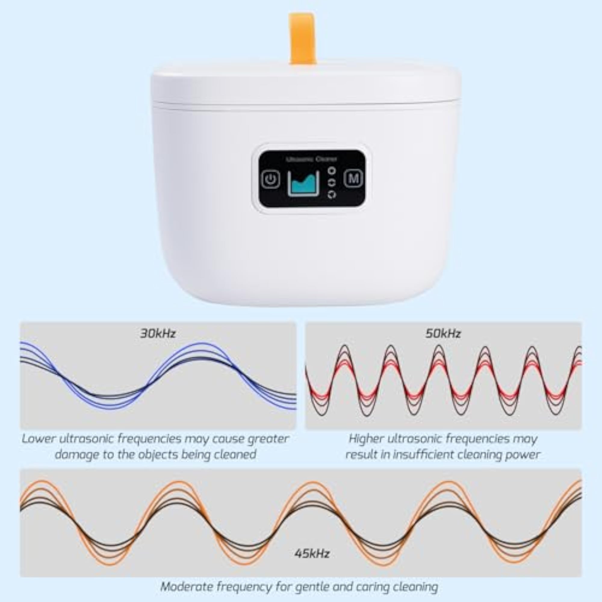 Ultrasonic Cleaning Machine, 255ml Capacity
