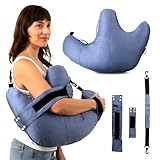 RestOmni Shoulder Pillow - Rotator Cuff Relief, Shoulder Surgery Pillow, Rotator Cuff Surgery Must Haves, Arm Sling Elevation Support, Recovery Supplies, No Snag Zipper, Machine Washable