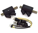 Set of 2 - Magna Motorcycle Dual Output 3 ohms Ignition Coil Compatible with Suzuki GS550 GS750 GS850 GS1000 Katana GS1100 GS1150, Yamaha XS650