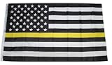 TRADE USA Premium Store Thin Yellow Line Flag 3x5 Tow Truck Driver Operator Flatbed Rollback Wrecker -  Ruffin