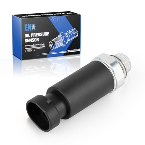 ENA Oil Pressure Sensor Switch Compatible with Chevrolet GMC Avalanche Silverado Suburban Tahoe Sierra 1500 2500 3500 Yukon 4.8L 5.3L 6.0L V8 Replacement for D1818A 19244505 12562267 PS303T 1S6744