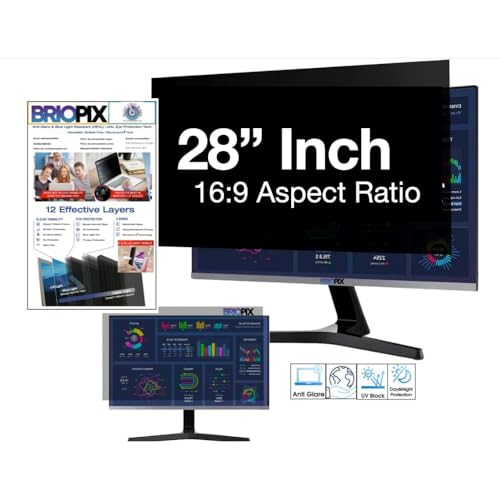 Image of Pxin 28 Inch(16:9) Curved Monitor Anti Glare And Anti Bluelight Screen Guard