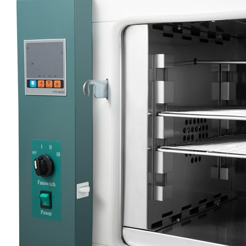 1000W Electric Blast Drying Oven with Intelligent Temperature Controller, 110V Horizontal Electric Blast Drying Oven, 45l/12 Gal Airflow Drying for Laboratory