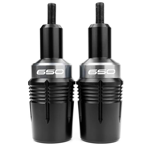 Image of Compatible with 2026 Ninja 650 KRT 2025 Ninja650 EX650 2017-2026 2025 Z650 RS Z 650 CNC Motorcycle Frame Sliders Crash Protector Crash Pad Falling Protection (Grey)