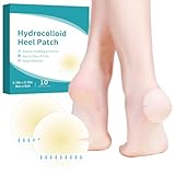 Blasenpflaster Ferse 8 x 8 cm Wasserdicht Gel Pflaster Hydrokolloid Pflaster Fersenschutz für Blase Fuß Schutz 10 Stück