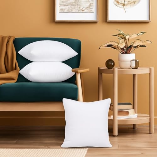 Image of Torque Microfiber Cushion Filler 12 x 12 Inch - 3 Pcs | Throw Pillow for Sofa | Filler Cushion Insert Pillow Cushion for Sofa Couch Bed Home Decorative Gifts