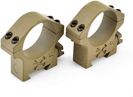 Talley DET346H 34mm Tactical Ring (Dark Earth) (High) (6 Screw) 1.275 Height