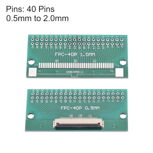 uxcell adaptador convertidor PCB 40 pines FFC FPC miniatura 2