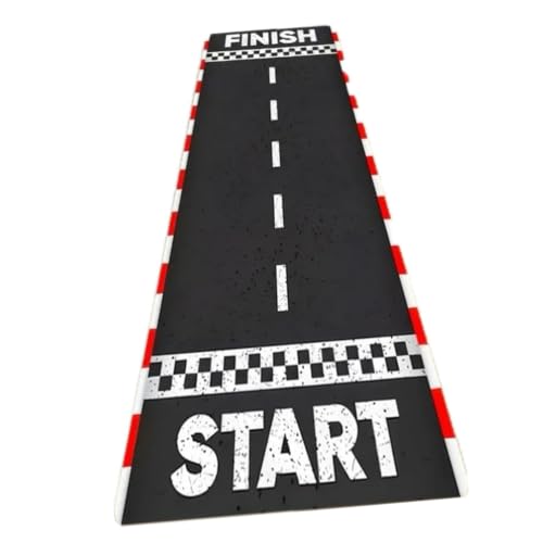 Gadpiparty tapete de pista de carreras absorbente de agua, material diatomita, cojín antideslizante, resistente al desgaste, fácil de limpiar, corredor de pista para interior