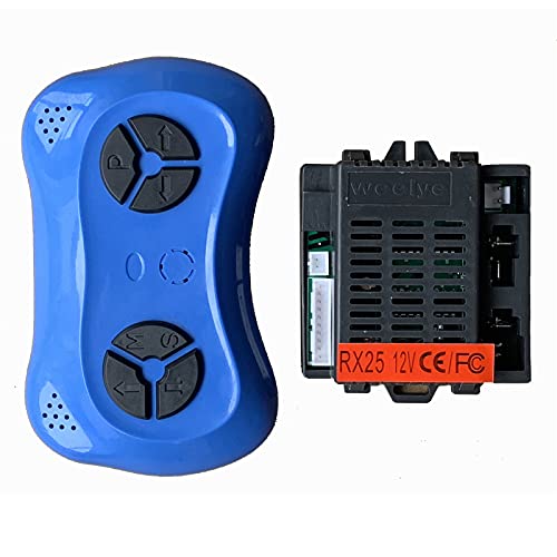 weelye RX25 12V Kids Powered Ride on car 2.4G Bluetooth Remote Control and Receiver Kit Controller Control Box Accessories for Children Electric Ride On Car Replacement Parts