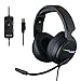 THE G-LAB Korp Thallium Gaming-Kopfhörer, USB, 7.1, Digital Surround - Headset für Gamer, Audio - Mikrofon mit Geräuschreduzierung - LED RGB - kompatibel mit PC PS4 PS5 Mac (Schwarz)