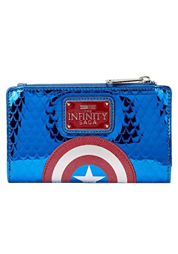 Loungefly Marvel Shine Captain America Faux Leather Wallet3