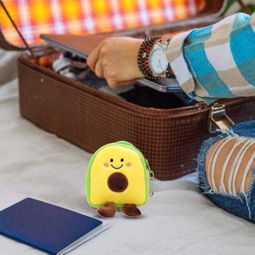Coin Purse - Plush Coin-s Purse | Fruit Shape Change Wallet | Wallets In Avocado Shape | Interesting Purses-wallet With Large Capacity |Portable Coiin Pouches For Change Coin Cards Keys Lipstick Balm2