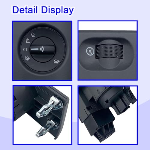 Car Headlight Switch for 2005-2008 Ford F150 Replaces 5L3Z11654CAB by repustor - Image 2