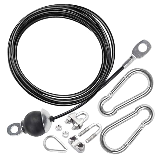 Taeku Gym Kabel, Draht Fitnessgerät Stahlseil für Latzug Kabelzug Seilzug...